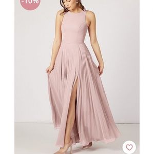 Azazie Dusty Rose Lindie Dress